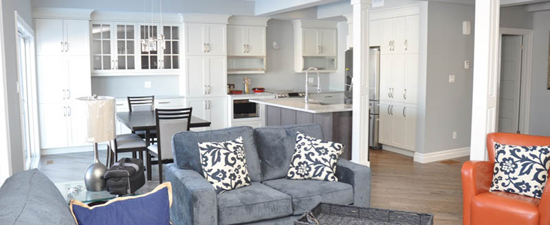 Living Room of a Model Home