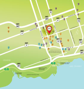 Bowmanville Amenities Map